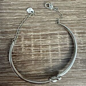 Swarovski Silver Knot Bracelet